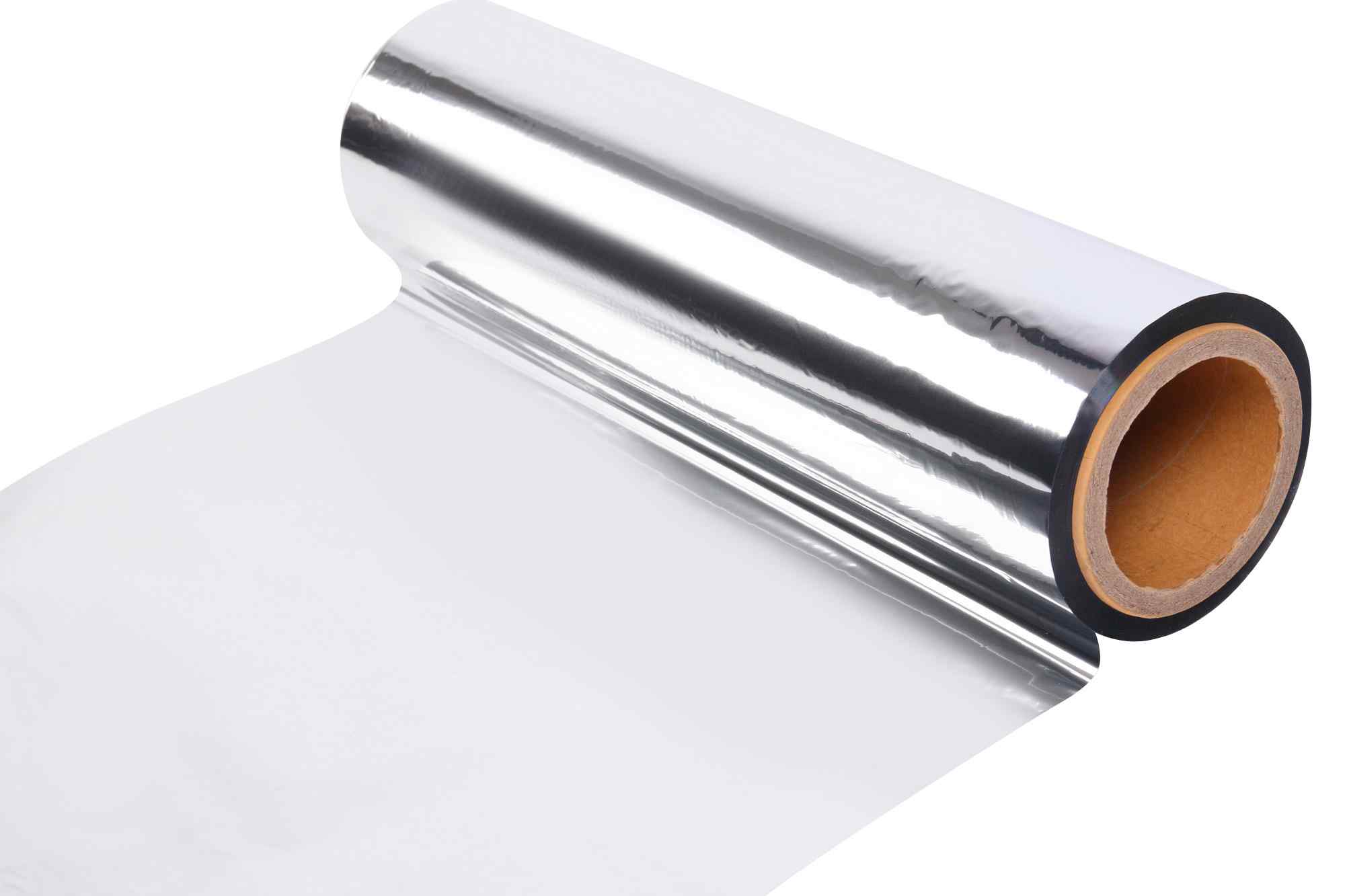 PET silver metallized thermal lamination film