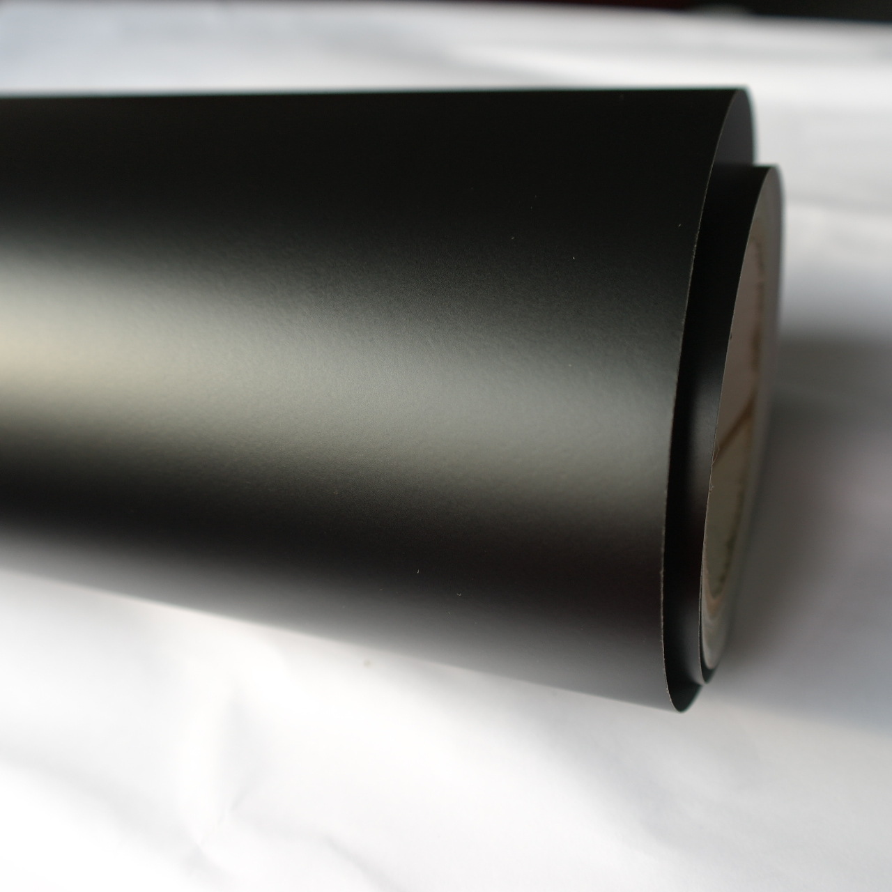 black color and white soft touch thermal lamination film