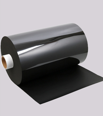black color and white soft touch thermal lamination film