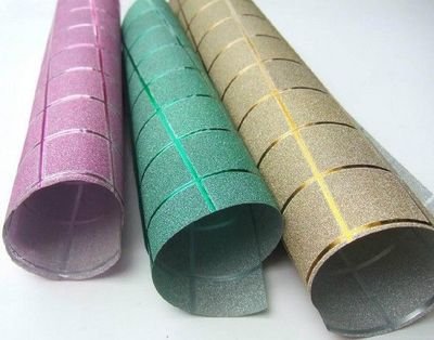 glitter  film thermal lamination film with different color